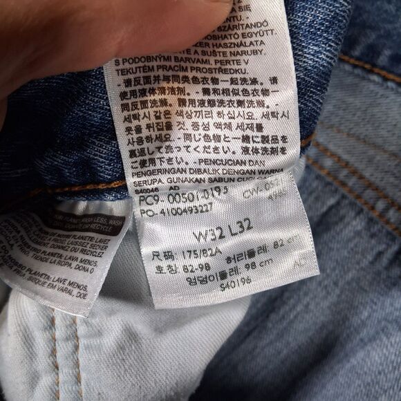 Levis 501xx Mens Original Fit Medium Stone Wash Size 32x32 Inseam 31 - Picture 7 of 8